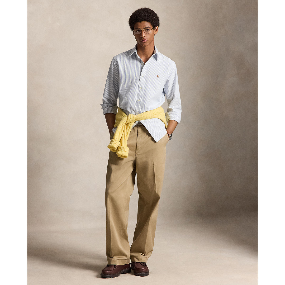 CHEMISE OXFORD – BLUE / WHITE STRIPE