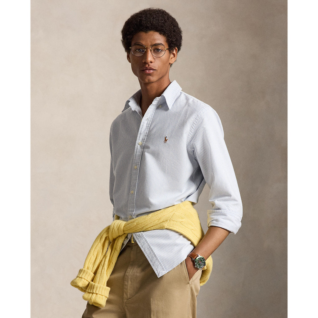 CHEMISE OXFORD – BLUE / WHITE STRIPE