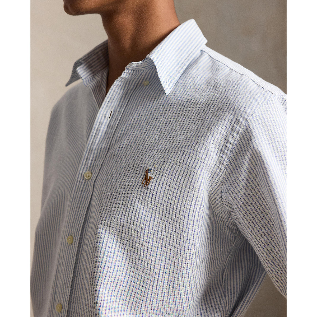 CHEMISE OXFORD – BLUE / WHITE STRIPE