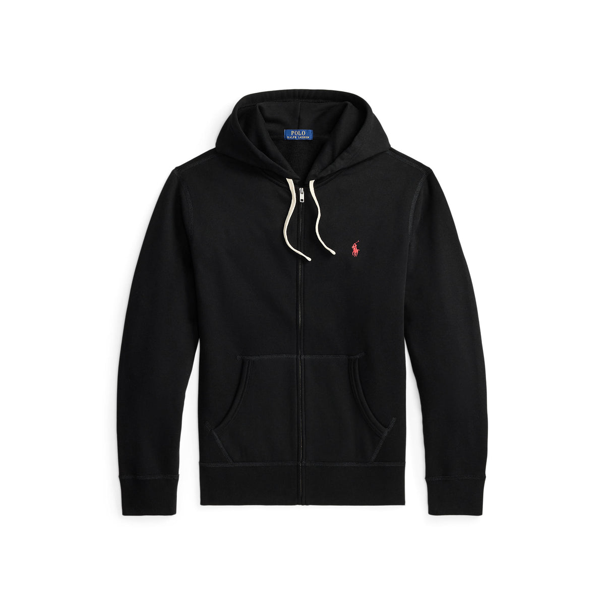 HOODIE ZIP – POLO BLACK