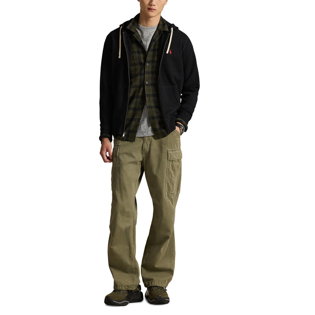 HOODIE ZIP – POLO BLACK