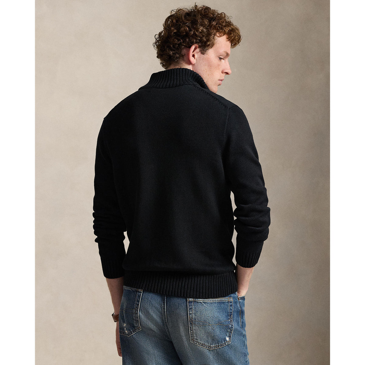 PULL ZIP – POLO BLACK