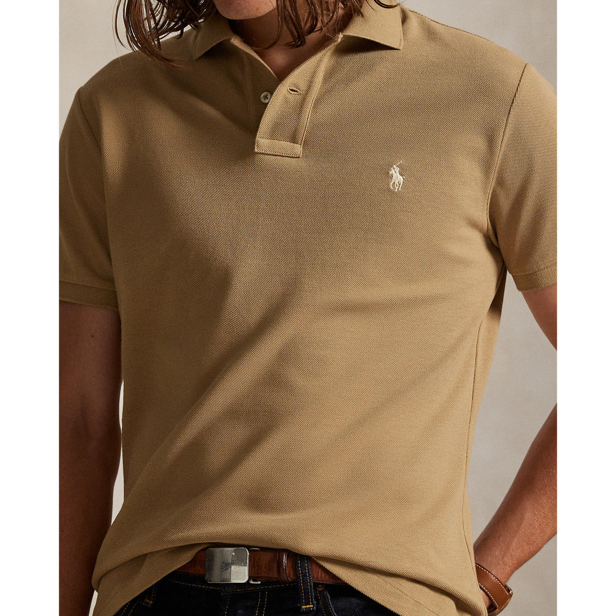 POLO CUSTOM – CAFE TAN