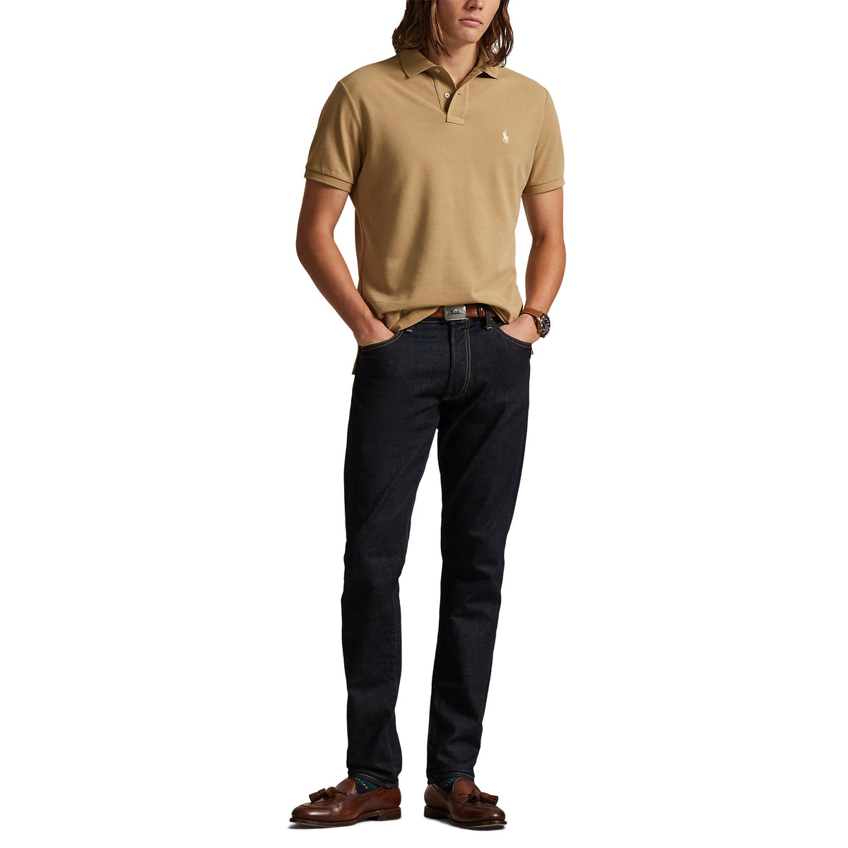 POLO CUSTOM – CAFE TAN