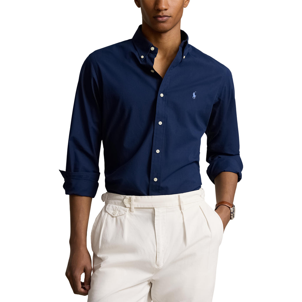 CHEMISE POPELINE – NEWPORT NAVY