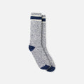 Wool Blend Ragg Crew - Slate/Navy