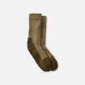 Deep Toe Capped Crew - Olive