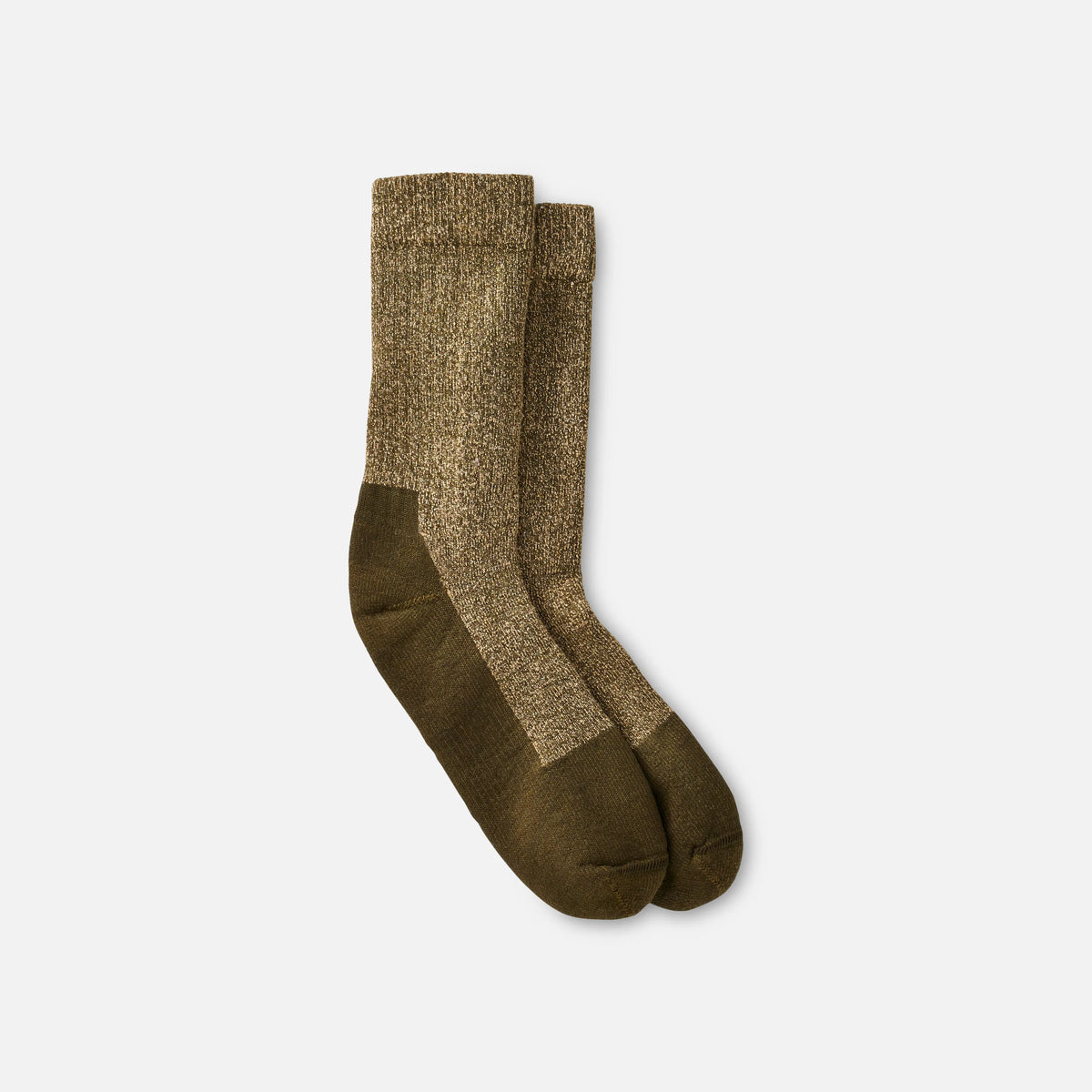 Deep Toe Capped Crew - Olive