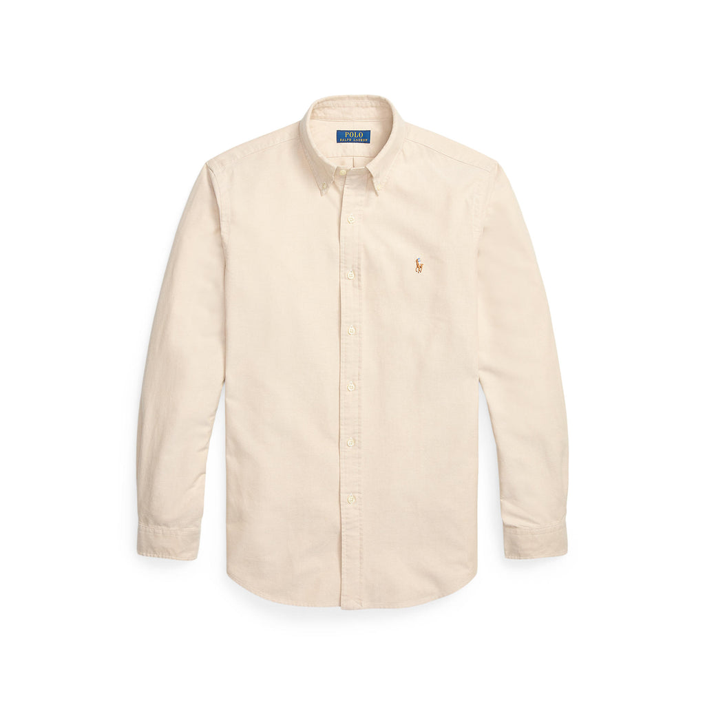 CHEMISE OXFORD – CAMEL / WHITE