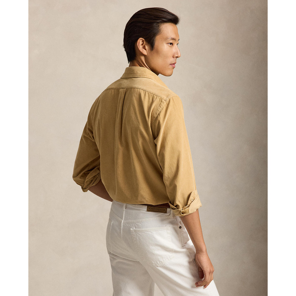 CHEMISE VELOURS – CLASSIC CAMEL