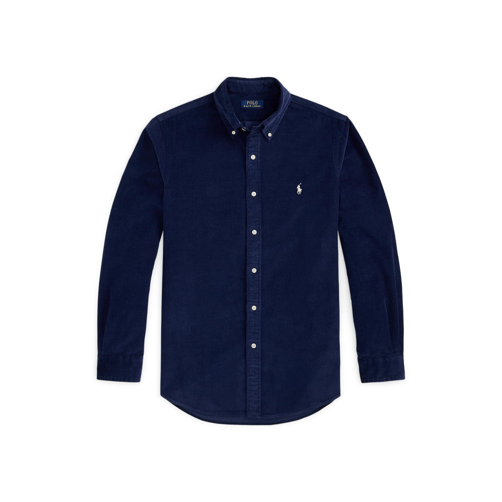 CHEMISE VELOURS – NEWPORT NAVY / WHITE