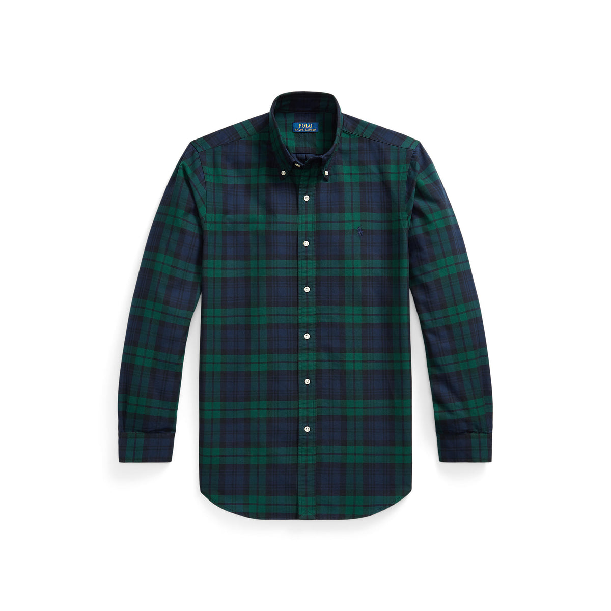 CHEMISE OXFORD – NAVY / GREEN MULTI