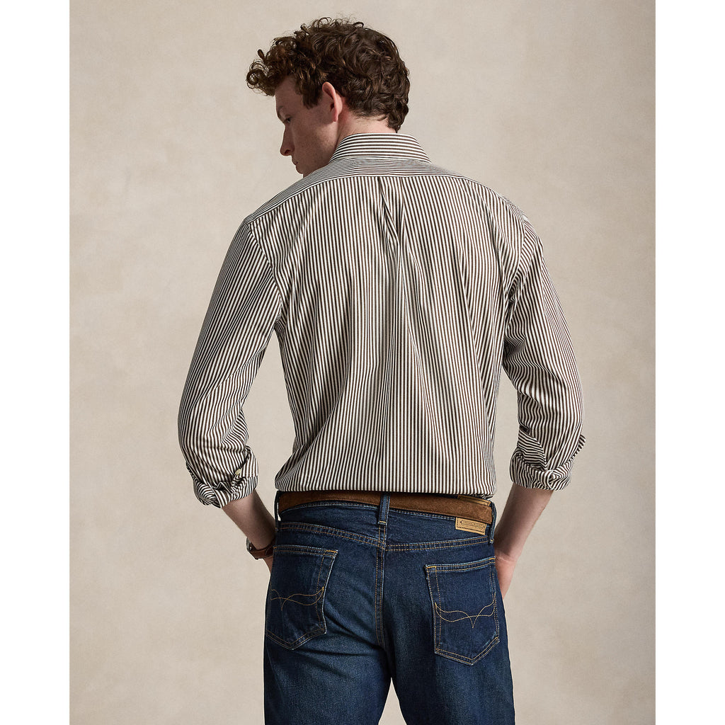 CHEMISE POPELINE – NUTMEG BROWN