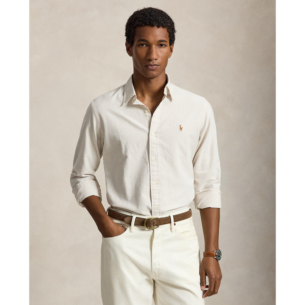 CHEMISE OXFORD – CLASSIC CAMEL WHITE