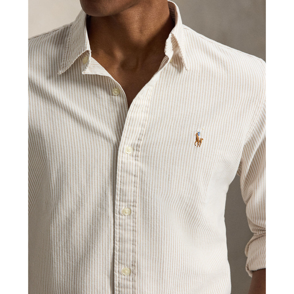 CHEMISE OXFORD – CLASSIC CAMEL WHITE