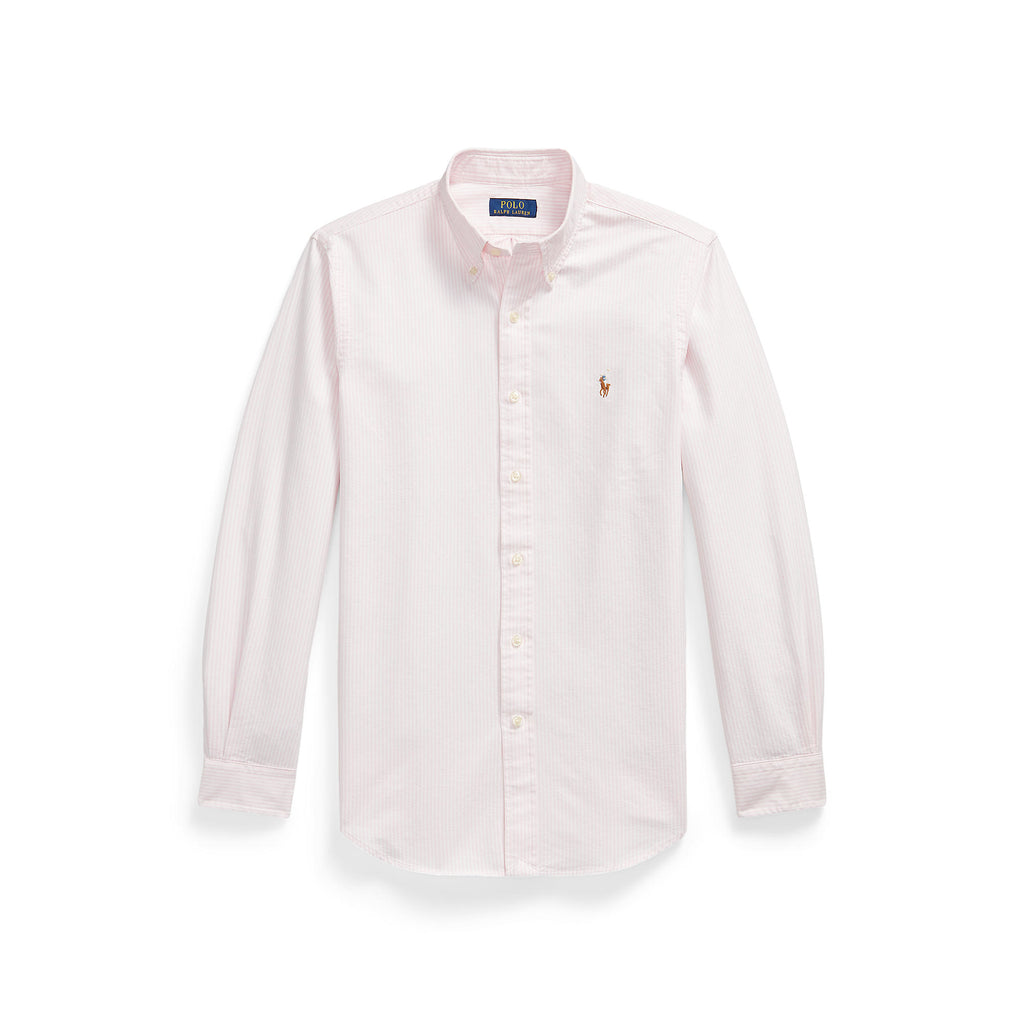 CHEMISE OXFORD – CARMEL PINK / WHITE