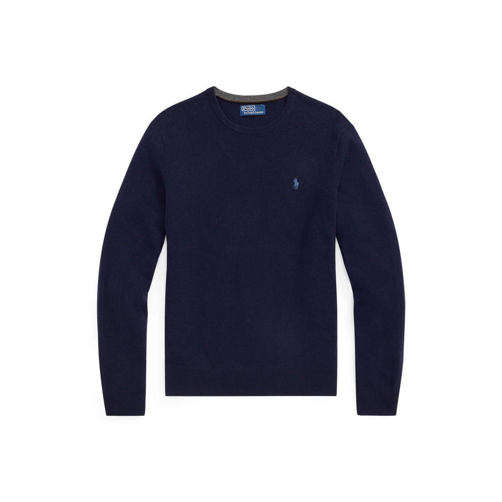 PULL CREW MÉRINOS – HUNTER NAVY
