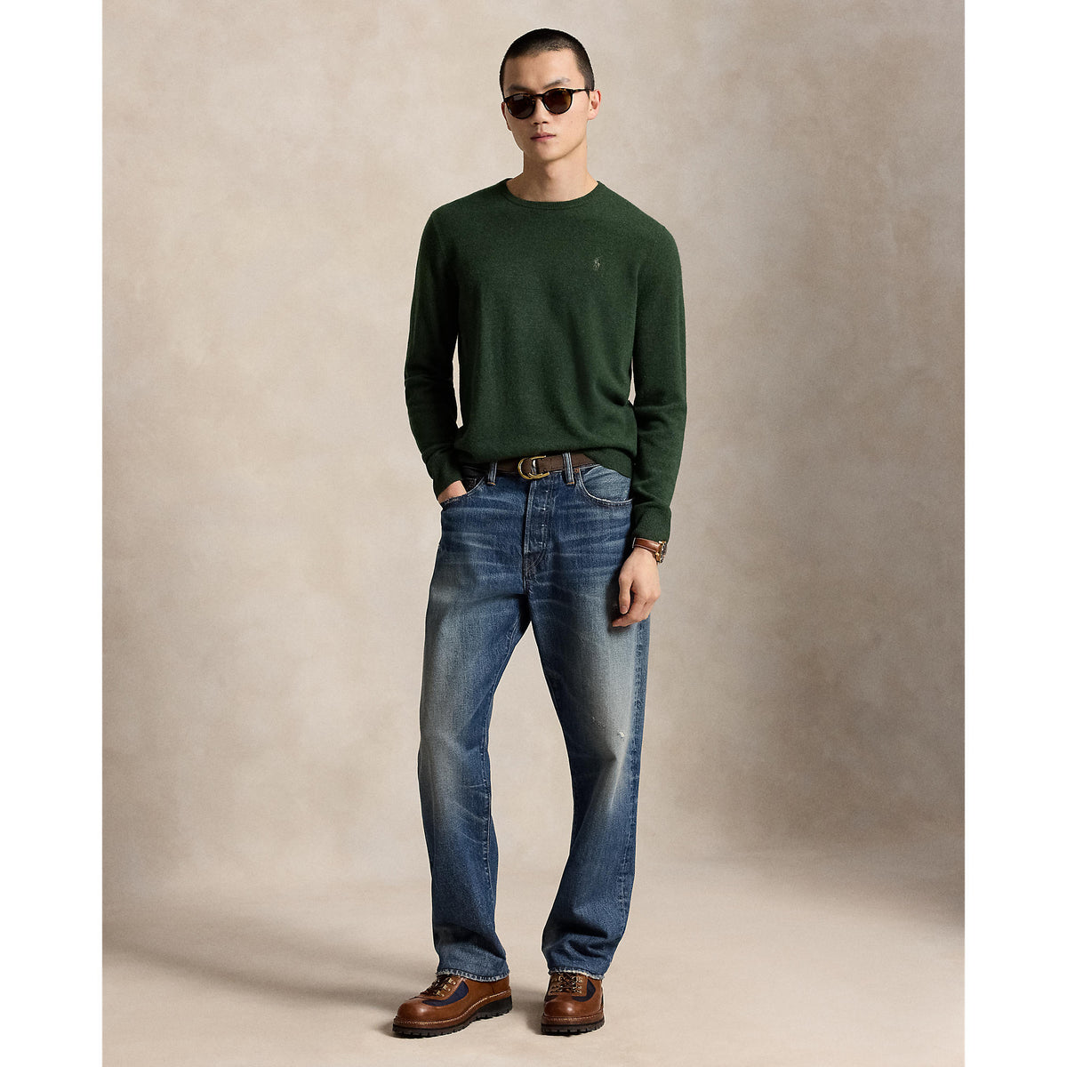 PULL CREW MÉRINOS – LODGEPOLE PINE HEATHER
