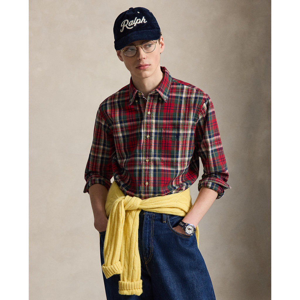 CHEM TARTAN – RED GREEN MULTI