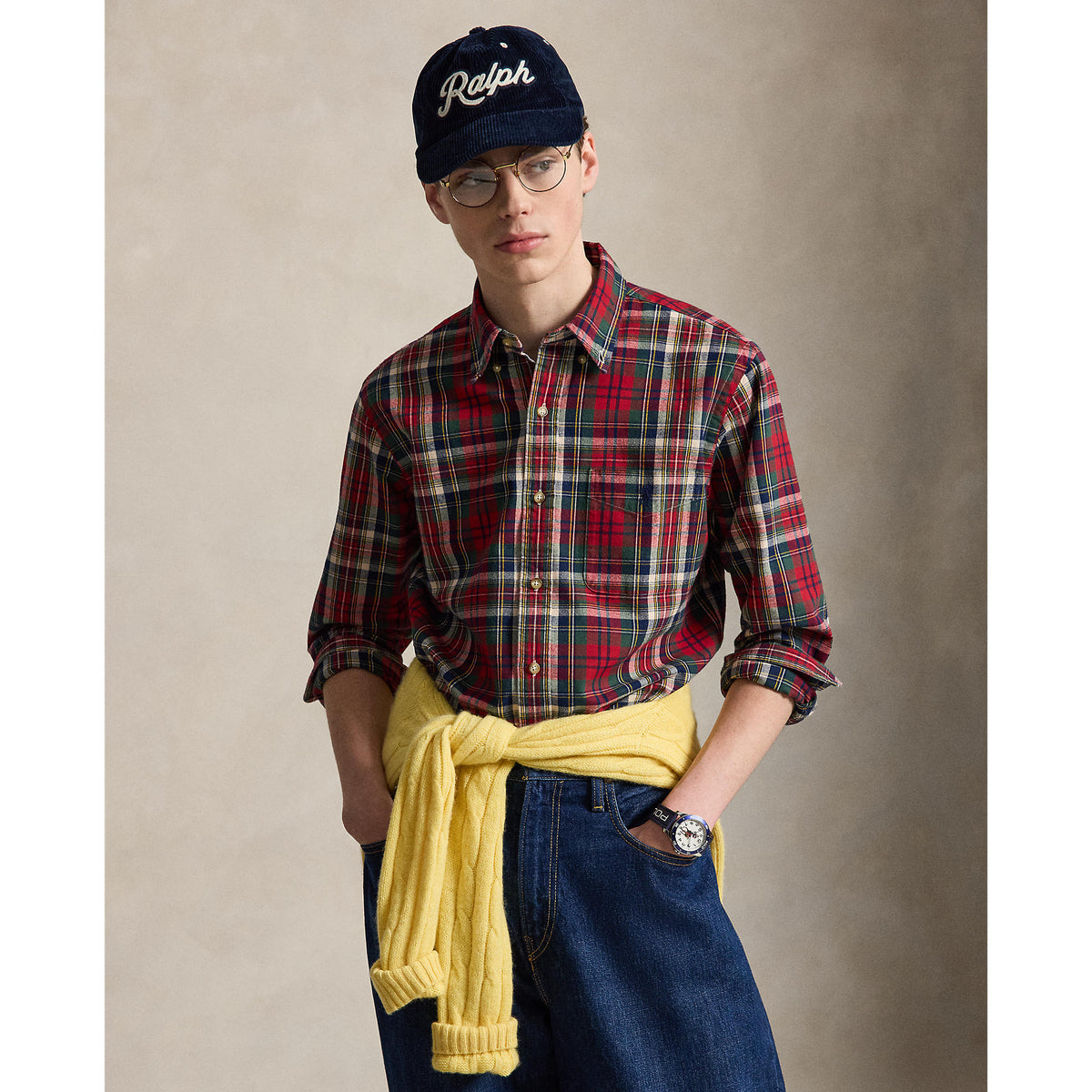 CHEM TARTAN – RED GREEN MULTI