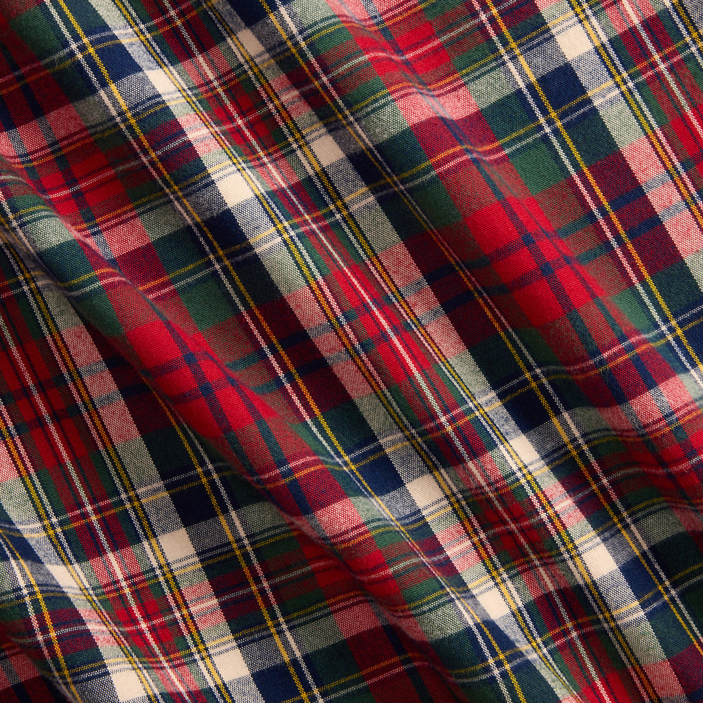 CHEM TARTAN – RED GREEN MULTI