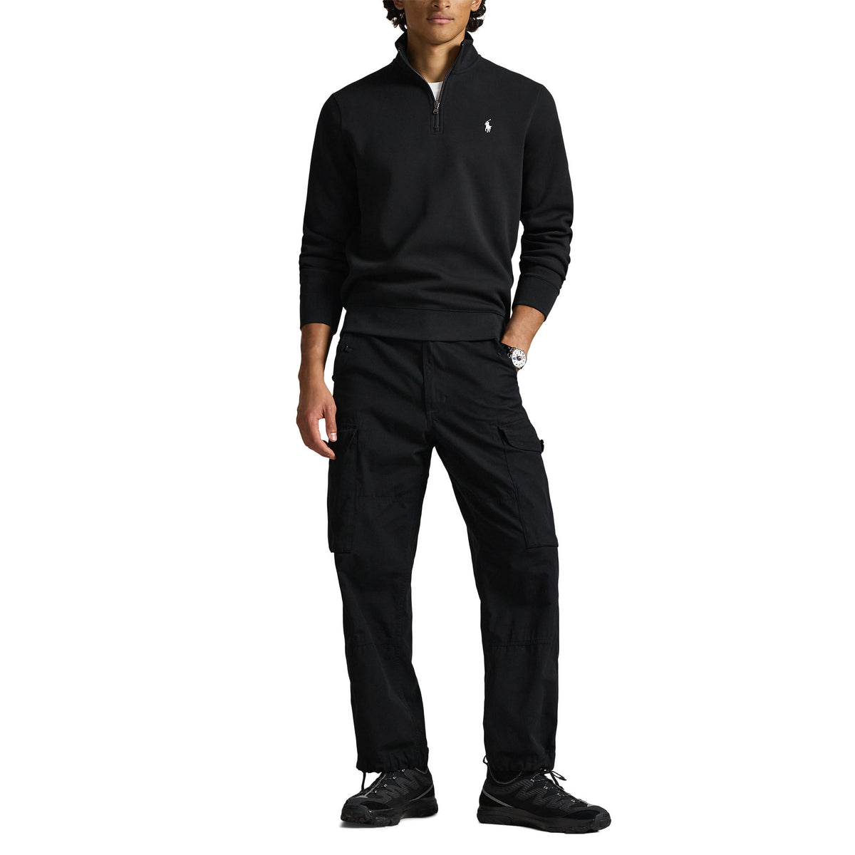 SWEAT ZIP – POLO BLACK