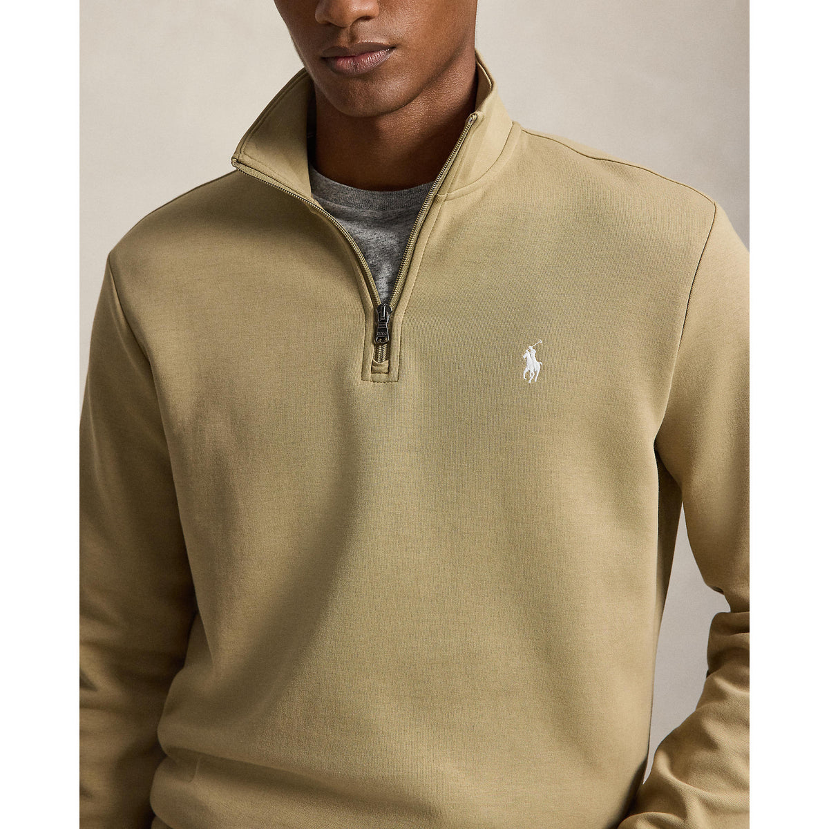 SWEAT ZIP – SURREY TAN