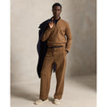 SWEAT ZIP – LUGGAGE BROWN