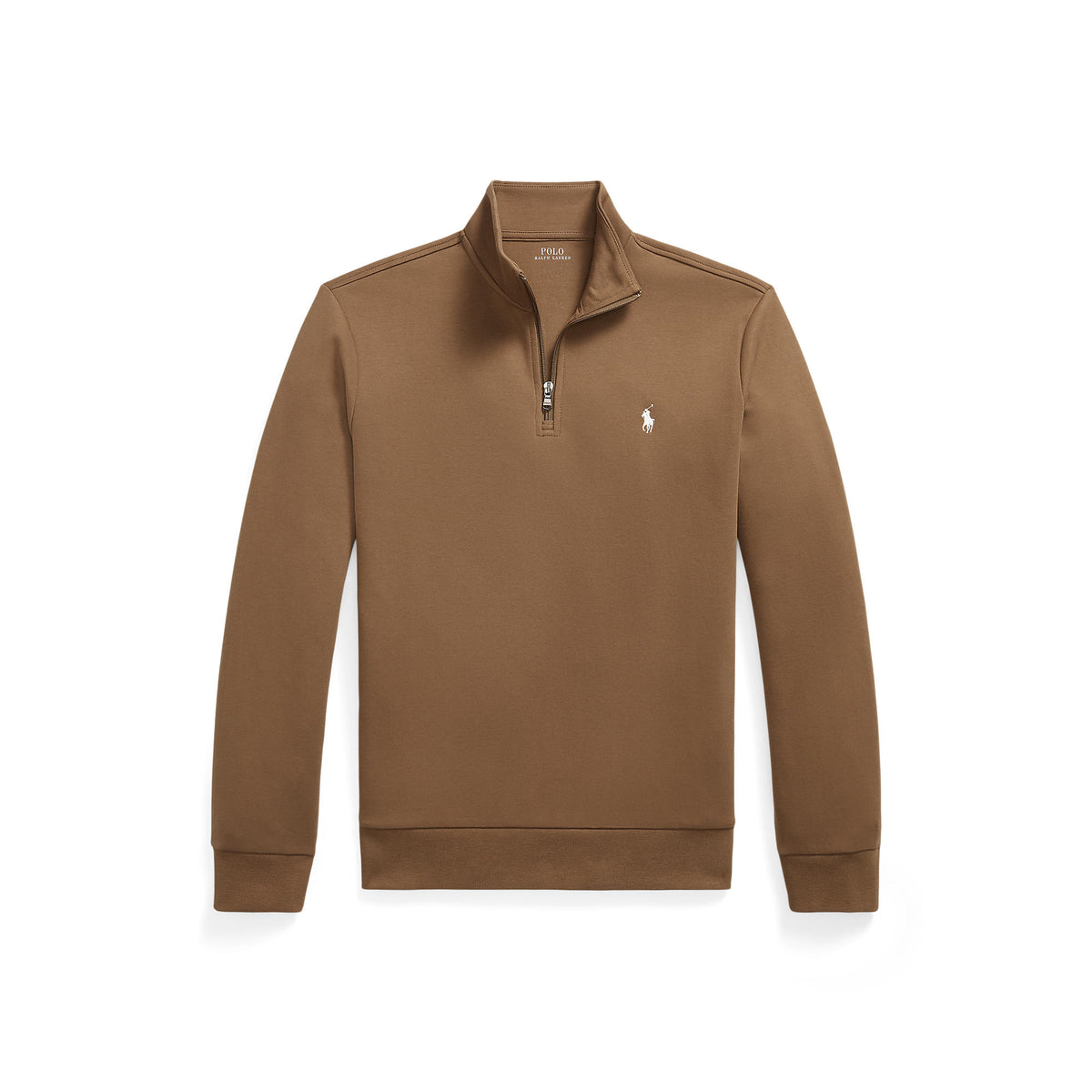 SWEAT ZIP – LUGGAGE BROWN