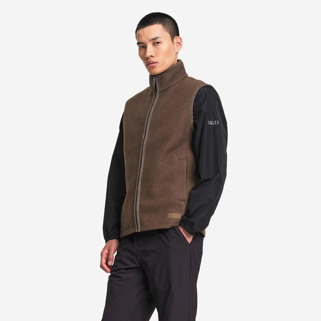 GILET LAINE SANS MANCHE T KIT