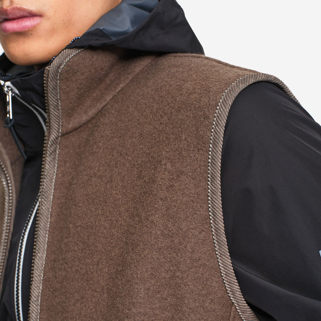 GILET LAINE SANS MANCHE T KIT